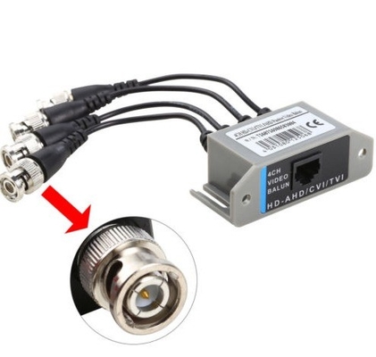 - 4CH HD παθητικό βίντεο Balun Transceiver BNC προς UTP RJ45 CCTV μέσω Twisted Pairs