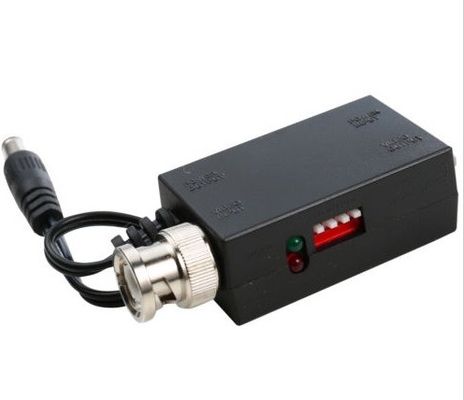 Ηλεκτρικός DC12V 1CH Ενεργός UTP Μεταδότης Βίντεο Balun BNC Balun Μετασχηματιστές για CCTV Camera DVR System
