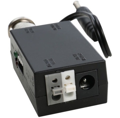 Ηλεκτρικός DC12V 1CH Ενεργός UTP Μεταδότης Βίντεο Balun BNC Balun Μετασχηματιστές για CCTV Camera DVR System