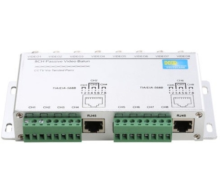 HD CVI AHD TVI συμβατό 8CH παθητικό βίντεο Balun δέκτη μεταδότης για κάμερα CCTV