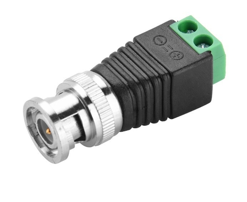 CAT5 έως BNC Κοαξιακό Βίντεο Balun 2.1mm Άντρας DC Συσκευή Συνδέσμου Δύναμης AF ως Συσκευάσματα CCTV