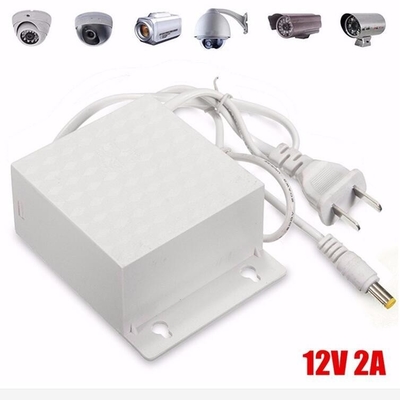12VDC 2A Αδιάβροχος Αδιάβροχος Συμπληρωματικός προσαρμογός παροχής ρεύματος για εξωτερική κάμερα CCTV