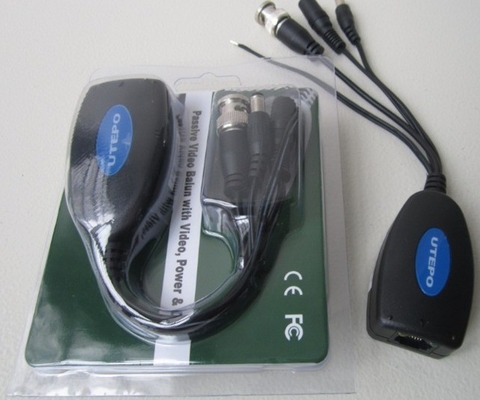 CCTV BNC Video Power Data Balun/ Transceiver Extender μέσω προστασίας από υπερβολές Cat5e
