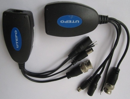 CCTV BNC Video Power Data Balun/ Transceiver Extender μέσω προστασίας από υπερβολές Cat5e