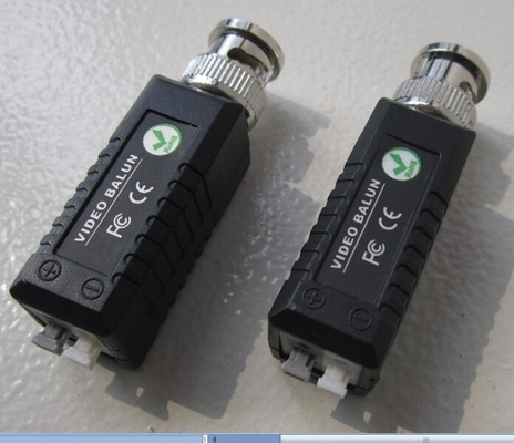 CAT5e CAT6 σε κάμερα Balck Single Channel Passive BNC Video Balun Transceiver Adapter