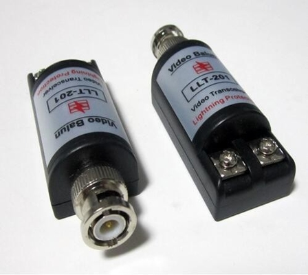 Ασφαλής CCTV Coax BNC Βίντεο Balun Transceiver Adapter για κάμερα DVR Black Housing