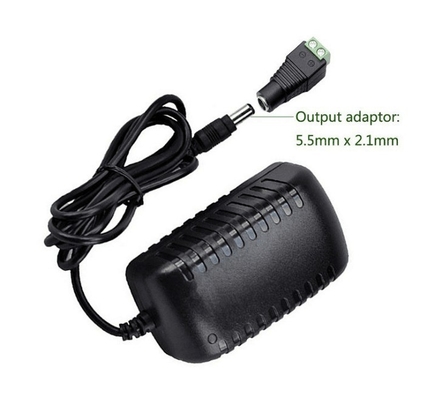 12V/24V DC 2A/1A/3A Αναπροσαρμοστής τροφοδοσίας για 12V 3528/5050 LED Strip Light 24W Απόδοση