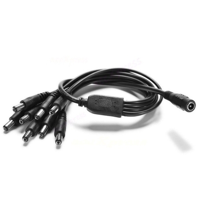 12VDC 5A 4 θύρες 8 θύρες Πολλαπλός προσαρμογός ισχύος εξόδου με 85% απόδοση από C-Power