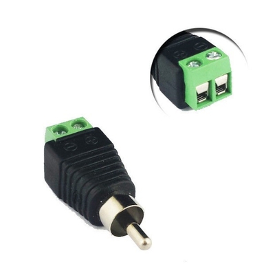 Σύνδεσμοι κάμερας CCTV ABS 2.1mm DC RCA Phono BNC Plug and Socket