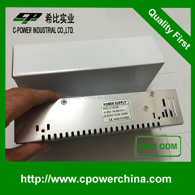 12V 30A Δυναμική τροφοδοσία μεταβλητής συχνότητας S-360-12 για σταθερές βιομηχανικές εφαρμογές