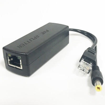 48V 12V IEEE 802.3af Compliant Active POE Splitter Adapter για CCTV 205mm μήκος καλωδίου