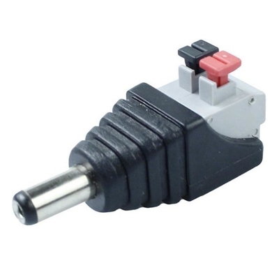 Ασφαλώς σχεδιασμένο C-Power DC Power Jack Plug Screwless Quick Wire Connector 5.5x2.1mm