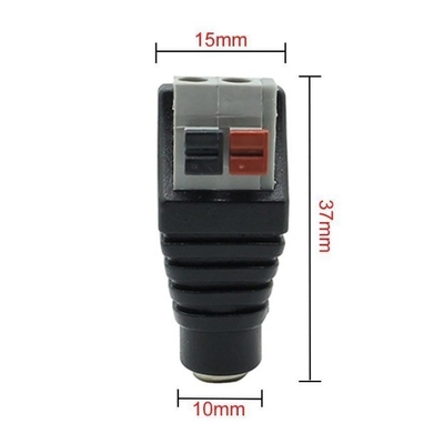 Χάλκινο 12V θηλυκό πλέκτη 5.5 * 2.1mm πλέκτη προσαρμογέα για LED ευέλικτη ταινία ταινία