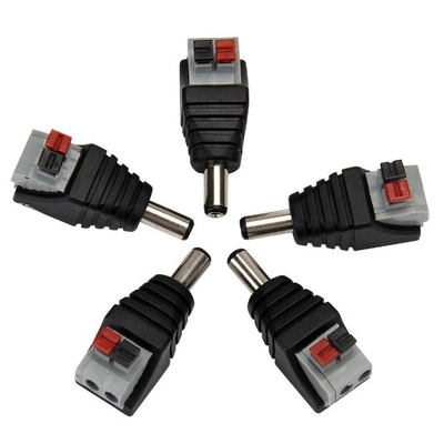 Γκρι C-Power CCTV κάμερα DC Power Jack συνδετήρα