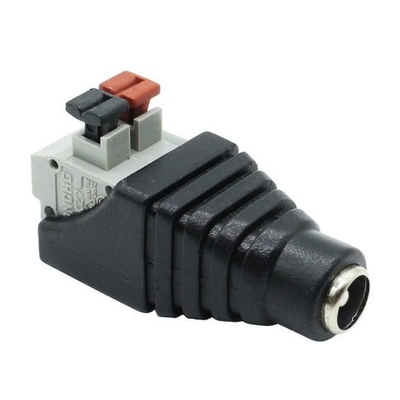 Γκρι C-Power CCTV κάμερα DC Power Jack συνδετήρα
