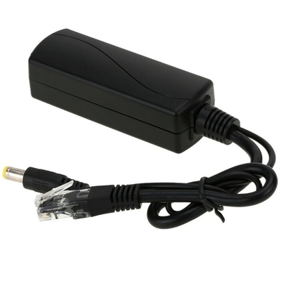 -Γεννημένο 48v 10/100Mbps PoE Splitter Adapter Cable για κάμερα ηλεκτρικής ενέργειας δικτύου 12V 1.25A