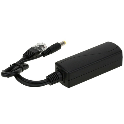 -Γεννημένο 48v 10/100Mbps PoE Splitter Adapter Cable για κάμερα ηλεκτρικής ενέργειας δικτύου 12V 1.25A