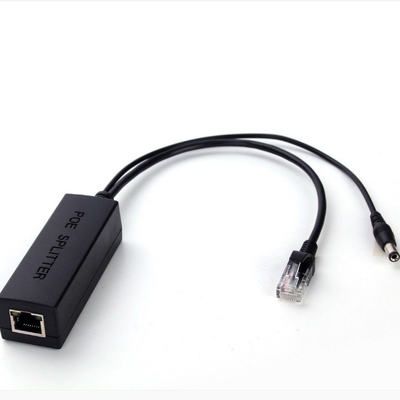 Εσωτερική Ασφάλεια Ενεργός διαχωριστής POE 48V έως 12V 1A-2A IEEE802.3af με Μονάδα Ethernet