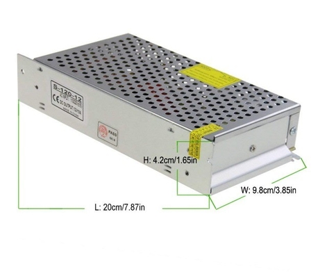 120v Εισερχόμενη τάση S-120-12 Μετασχηματιστής AC 110V/220V σε DC 12V 10A 120W Αναπροσαρμοστής τροφοδοσίας