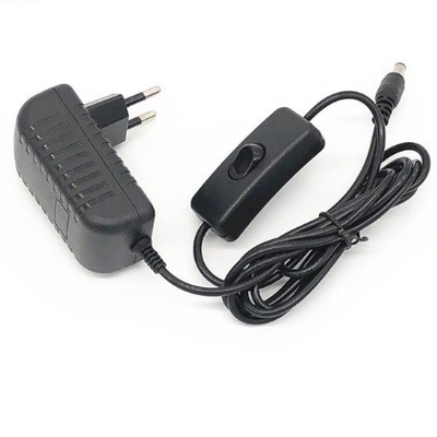 Σταθερό EU Plug Adapter AC 100-240V σε DC 12V 2A Τροφοδοσία ηλεκτρικής ενέργειας 24W ρεύμα εξόδου 2000mA