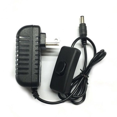 12V 1A/2A Ηλεκτρική τροφοδοσία C-Power με διακόπτη ενεργοποίησης/αποσύνδεσης και DC συνδετήρα 5.5*2.5mm/5.5*2.1mm