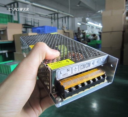 Προστασία από βραχυκύκλωμα 120W AC DC παροχή ρεύματος για 220V 24V 5A ή 12V 10A