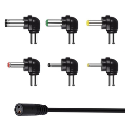 C-Power 30W 15W ταξιδιωτικός ρυθμιζόμενος προσαρμογός ισχύος για ηλεκτρικές συσκευές Μαύρο χρώμα