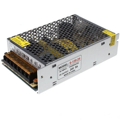 120W σταθερή τάση LED Driver τροφοδοσία ηλεκτρικής ενέργειας 24V 5A για ενιαία έξοδο σε υψηλή ζήτηση