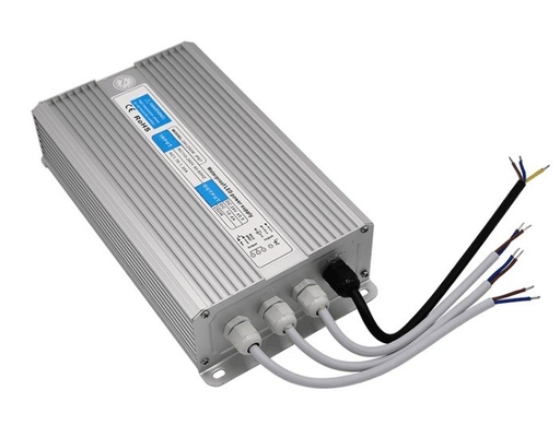 24V συνεχής ρεύματος ασημένιο αδιάβροχο LED οδηγό μετασχηματιστή IP67 έγκριση CE τροφοδοσία 250W