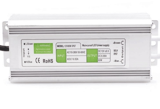 Φωτισμός LED εύκολο με C-Power DC 12V 24V 6.67A 80W IP67 Αδιάβροχη παροχή ρεύματος