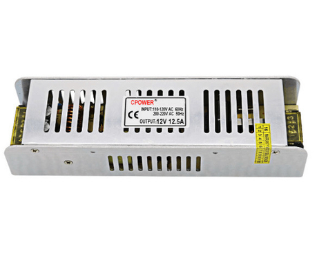 12V 12.5A 150W 120W Slim Switching Power Supply Εισερχόμενη τάση 220V Συνεχή τάση