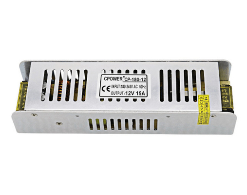 Ηλεκτρική τροφοδοσία με LED Strip Light Slim Size 180w AC 110-220V σε DC 12V/24V Driver Adapter