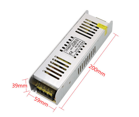 Ηλεκτρική τροφοδοσία με LED Strip Light Slim Size 180w AC 110-220V σε DC 12V/24V Driver Adapter