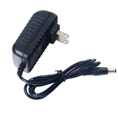 Μαύρο σχεδιασμό 12V DC 1.5A AC DC Power Adapter για φωτισμό LED και ηλεκτρικές συσκευές
