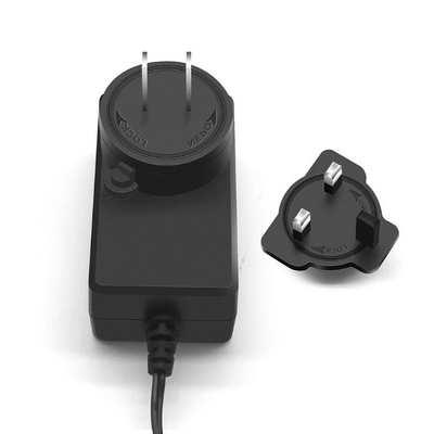 Τύπος εξόδου συνεχούς ρεύματος Μαύρο C-Power 12V 2A Αναπροσαρμοστής ισχύος με EU AU UK US Plug 100-240V
