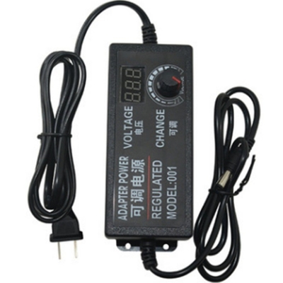 Ρυθμίσιμος προσαρμογός με ισχύ εξόδου 60W C-Power's 24W AC100-240V DC 3V-12V επιλογή