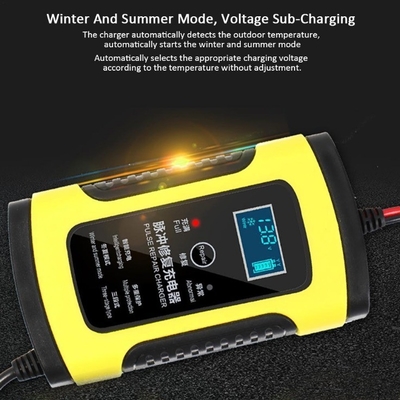 Εικονική οθόνη LCD 12V 8A 24V 4A φορτιστή μπαταρίας για αυτοκίνητο