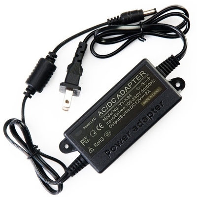 C-Power 24W AC100-240V DC 12V Σημείο 12V 2A Διορθωτής ισχύος με προαιρετικό DC συνδετήρα