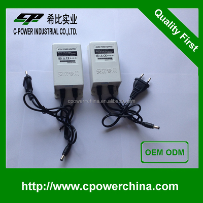 12V 24W εξωτερικός προσαρμογός ρεύματος με 2000mA ρεύμα εξόδου και ευγενικό λευκό σχεδιασμό