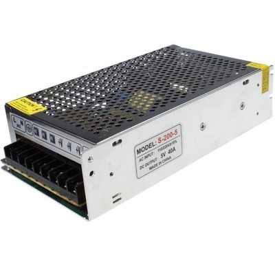 110V/220V AC Εισερχόμενη τάση C-Power 200W 5VDC 5V 40A Τροφοδοσία με 82% απόδοση