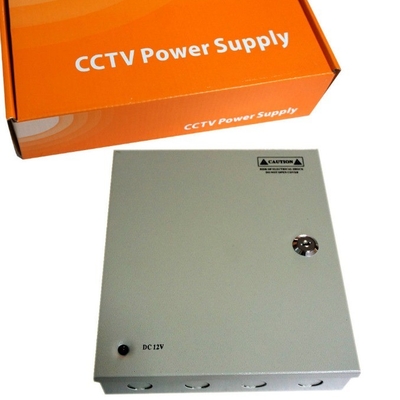 Κουτί διανομής τροφοδοσίας CCTV 12V DC 9 κανάλια υψηλή έξοδος 10Amp για κάμερα CCTV