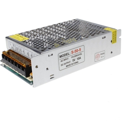 AC110V/220V Εισερχόμενη τάση C-Power 50W Ηλεκτροδότηση LED Μία έξοδος τύπου DC 5V 10A