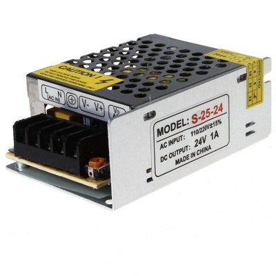 25W C-Power 110v 220v AC DC 12V 24V1A 2A Τροφοδοσία ηλεκτρικής ενέργειας S-25-12 για φανάρι LED